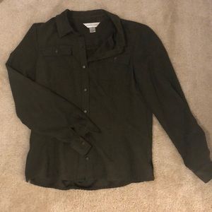 Christopher & Banks Long Sleeve Button Down